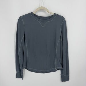 Stio Women's Wister Waffle long sleeve thermal sz M gray